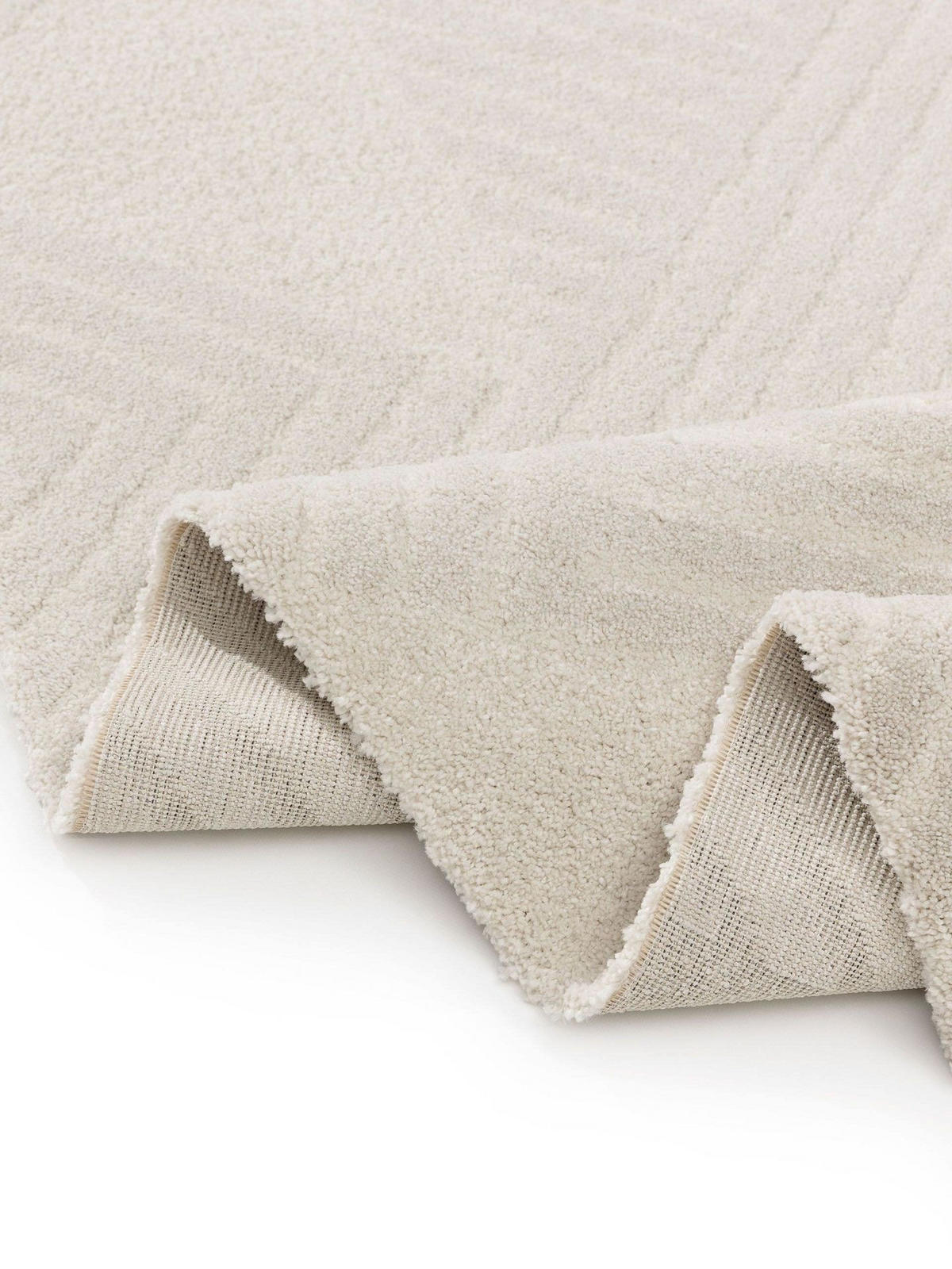 TEPPICH Tacoma Cream 160x230 cm - Beige, Kunststoff (160/1cm) - KUNSTLOFT