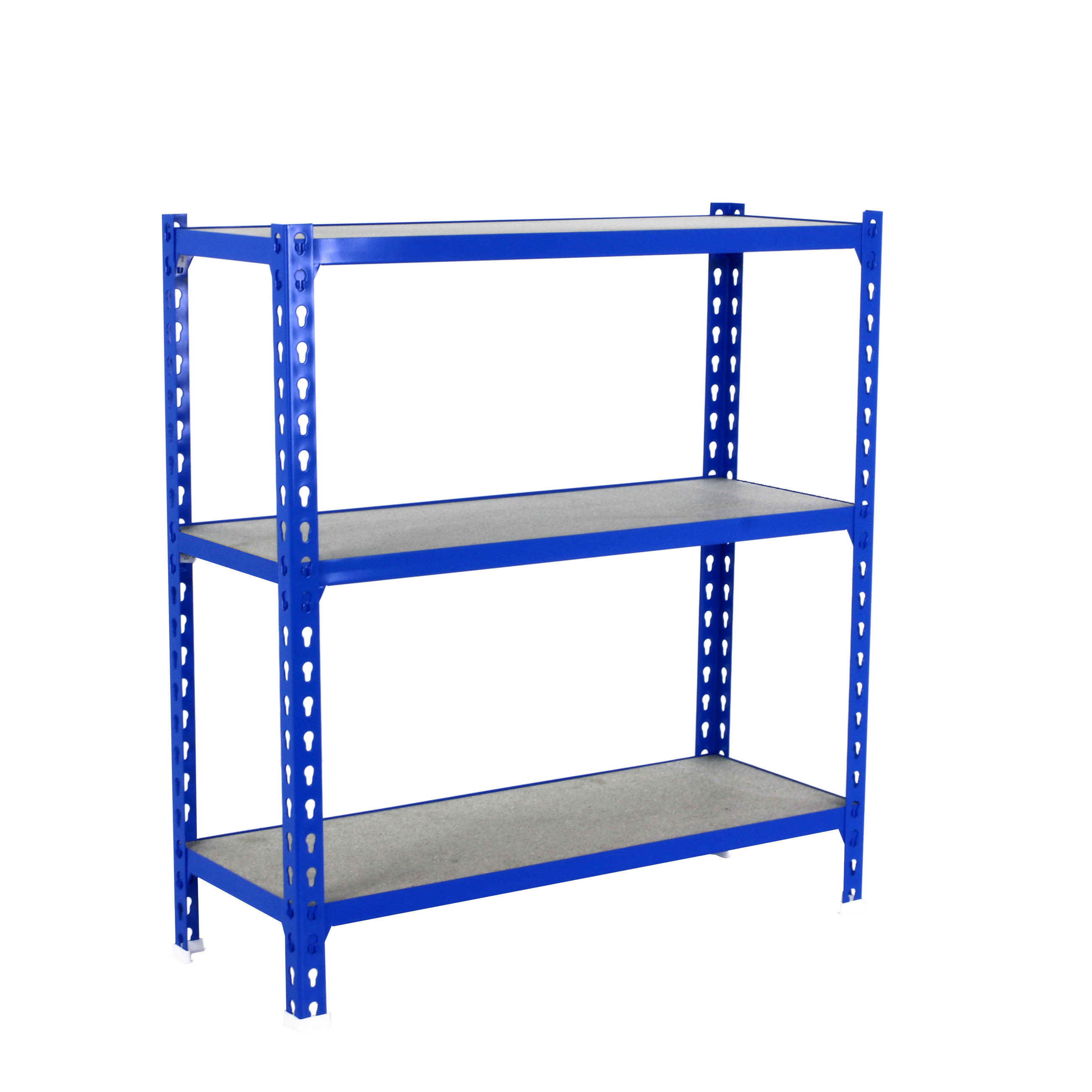 SCHWERLASTREGAL Baby Muli HxBxT 90 x 120 x 50 cm 3 Fachböden Fachlast 200 kg Blau - Blau, Metall (120/90/50cm) - PROREGAL