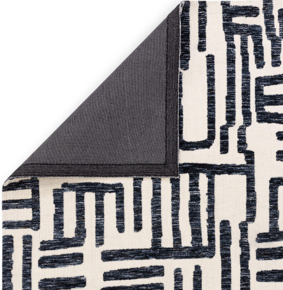 TEPPICH modern Flachgewebe LIBRETTO Blau 160 x 230 cm - Blau, Textil (160/230cm) - Novatrend