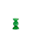 KERZENHALTER Itinga Grün Ø9,5/15,5 cm - Grün, Glas (9.5/15.5/9.5cm) - Light & Living