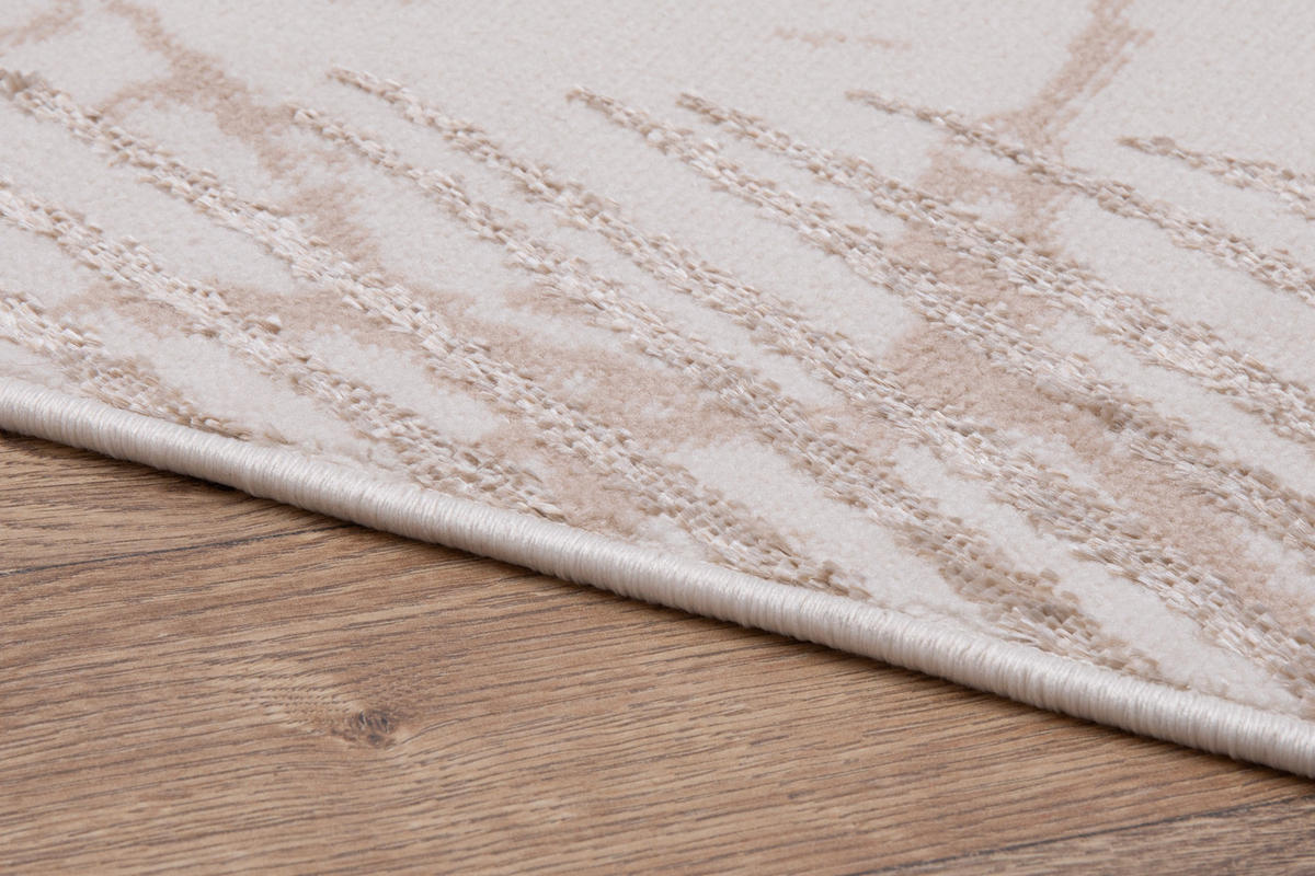 TEPPICH CRYSTAL Hellcreme 300/400 cm - Goldfarben, Textil (300/400cm) - Tapiso