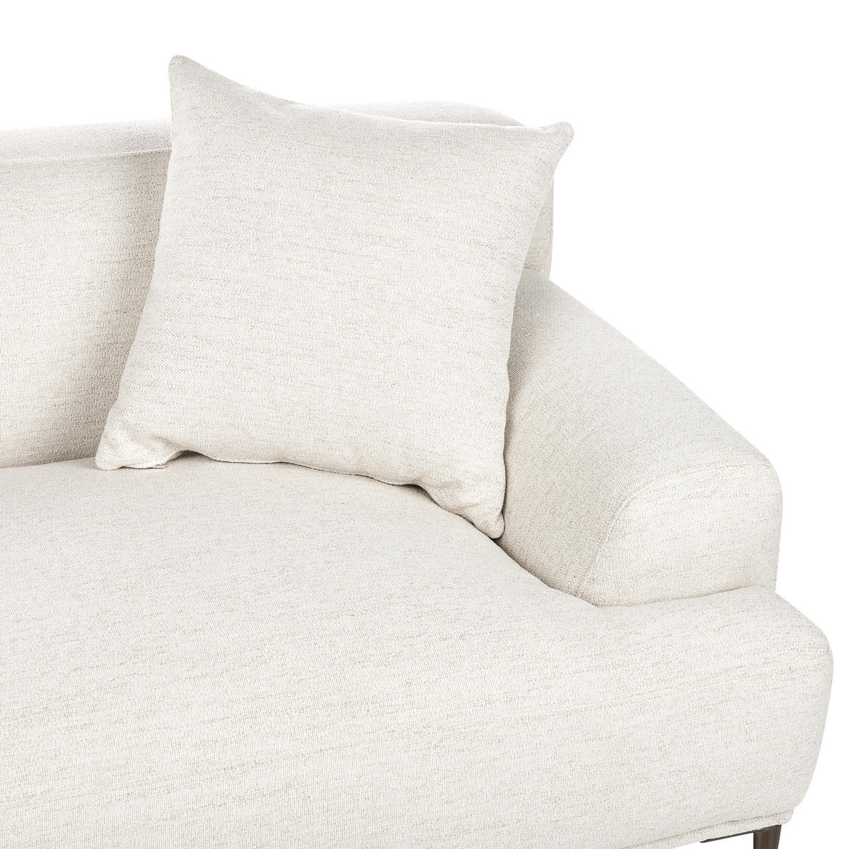 POHOVKA 3-místná Látka Světle béžová Matila - béžová, textil (233/70/94cm) - Beliani