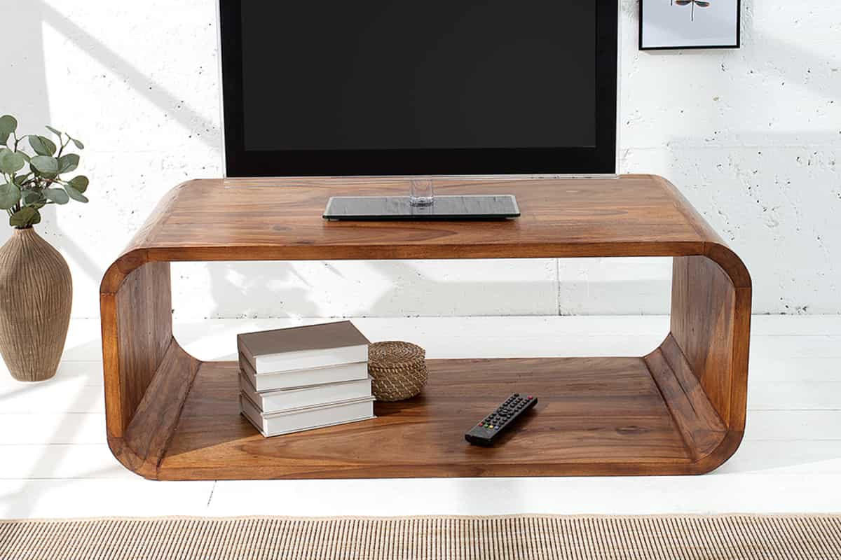 COUCHTISCH CUBUS Sheesham rechteckig Natur 100cm - Braun, Holz (50/100/40cm) - riess-ambiente
