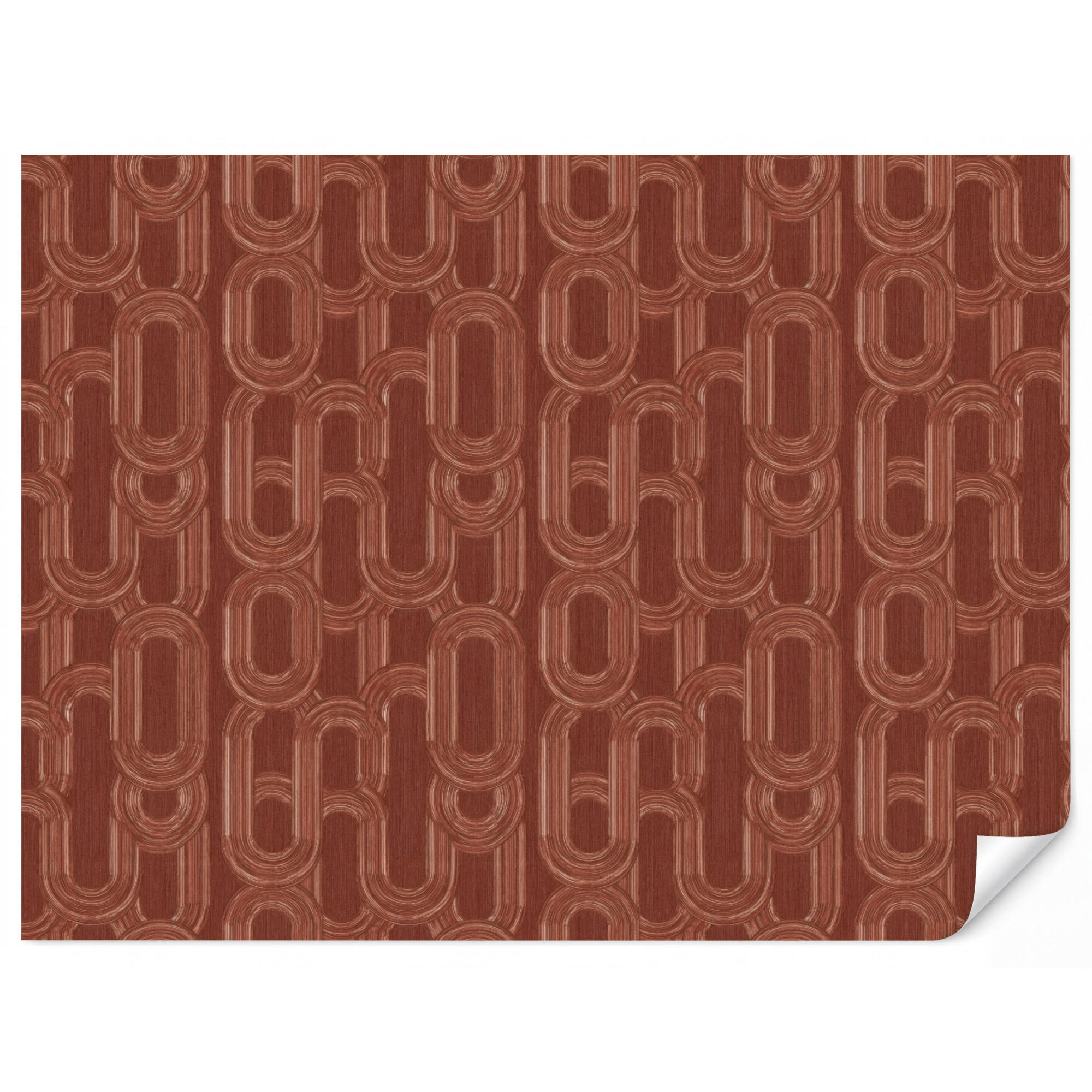 OnlyWow Tapete Terracotta 260x200 cm