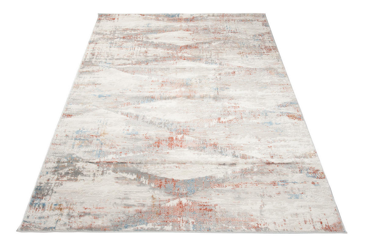 TEPPICH VALLEY Grau Blau 120/170 cm - Blau, Textil (120/170cm) - Tapiso