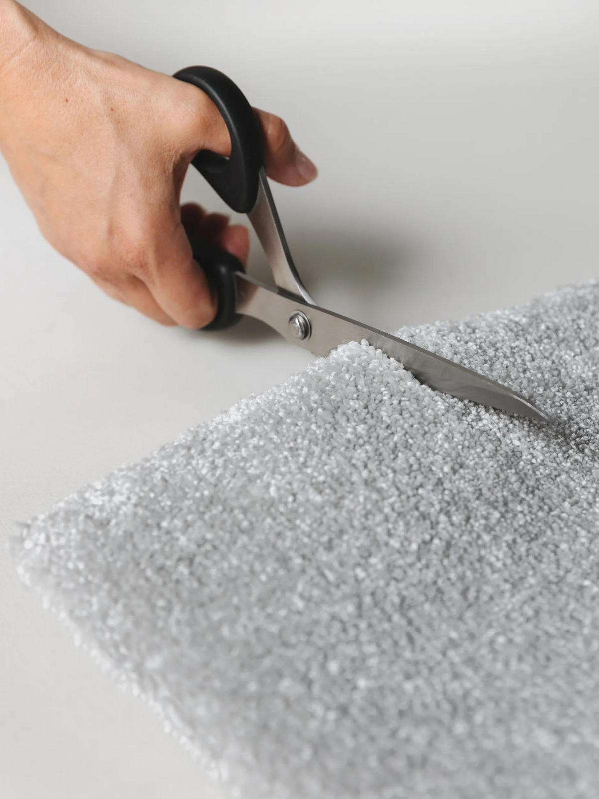 PRALNA kosmata preproga Melvin svetlo siva 140x200 cm - svetlo siva, umetna masa (140/200cm) - benuta Nest