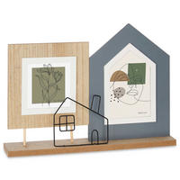 BILDERAHMEN Metall und MDF - Multicolor, Holzwerkstoff (36/26/36cm) - Giftdecor