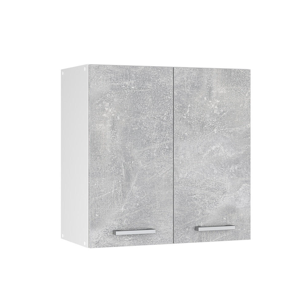 HÄNGESCHRANK R-Line Beton 60 cm - Schieferfarben/Hellgrau, Holzwerkstoff (60/60/31cm) - Vicco