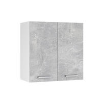 HÄNGESCHRANK R-Line Beton 60 cm - Schieferfarben/Hellgrau, Holzwerkstoff (60/60/31cm) - Vicco