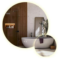 SPIEGEL Rea Led R-9045 90cm + 45cm - Transparent, Glas (90/90/2cm) - REA