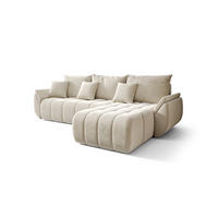 ECKSOFA Osaka - Creme, Holzwerkstoff/Textil (280/185cm) - Fun Möbel
