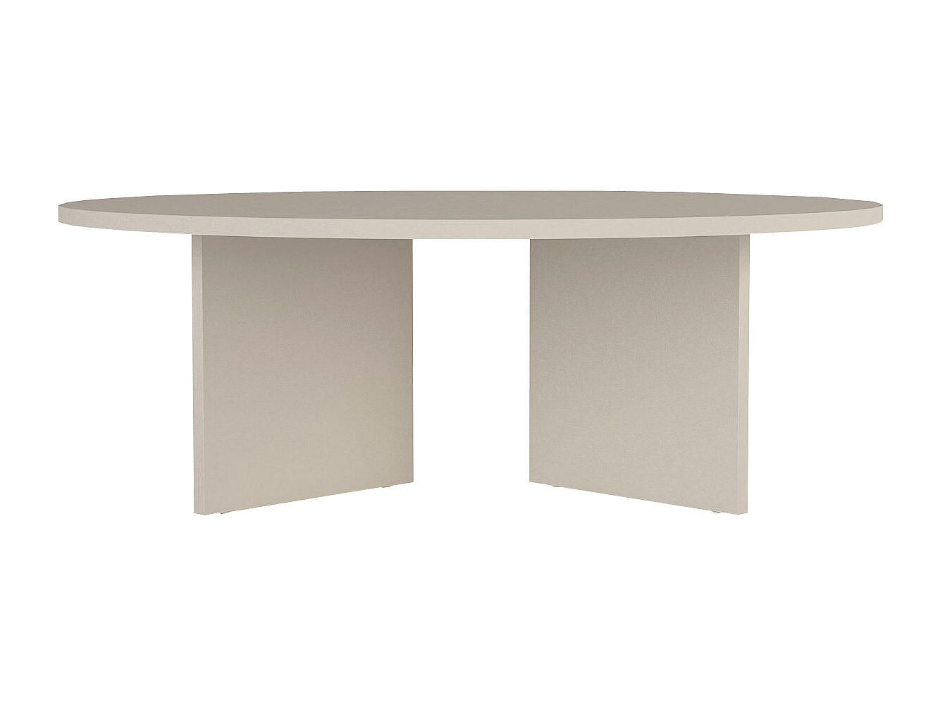 COUCHTISCH - 90 cm x 90 cm - holz - beige Topania - Beige, Holz (90/90/31.4cm) - Vente-Unique