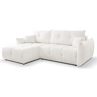 ECKSOFA Creme BOSE Mit Schlaffunktion Links - Creme/Weiß, Textil (257/177cm) - Sepro Meble