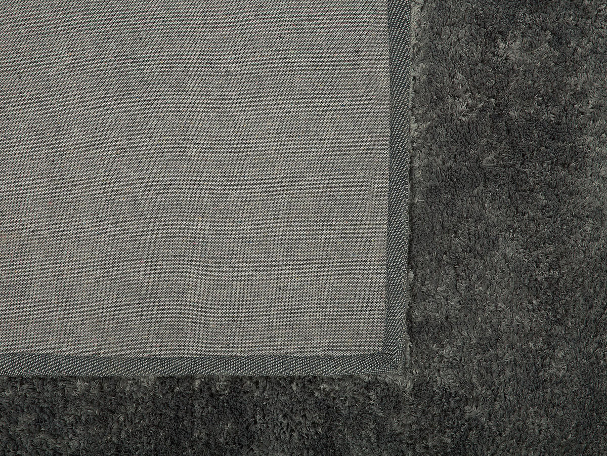 SHAGGY-TEPPICH Evren 200/200 cm - Grau, Kunststoff (200/200cm) - Beliani