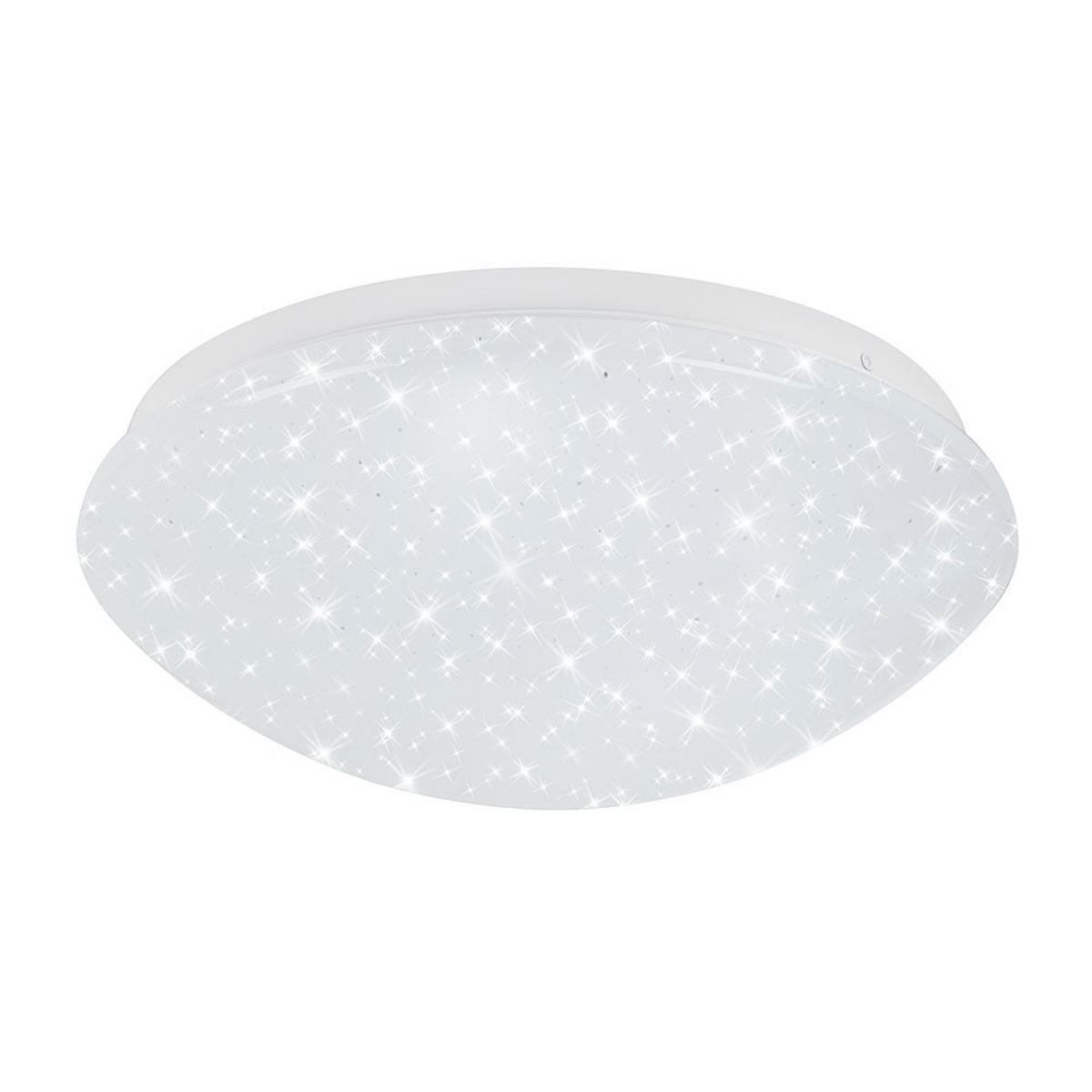 LED DECKENLEUCHTE Sterneneffekt Weiß - Weiß, Metall (28/28/6.5cm) - Briloner