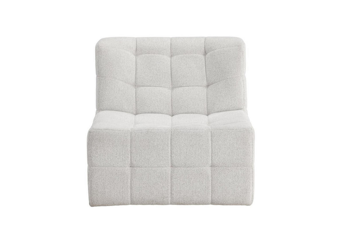 SESSEL, Malou, Beige, Metall / Kunststoff / Polyester, 80 x 87 x 73 cm - Beige, Textil/Metall (80/73/87cm) - ebuy24