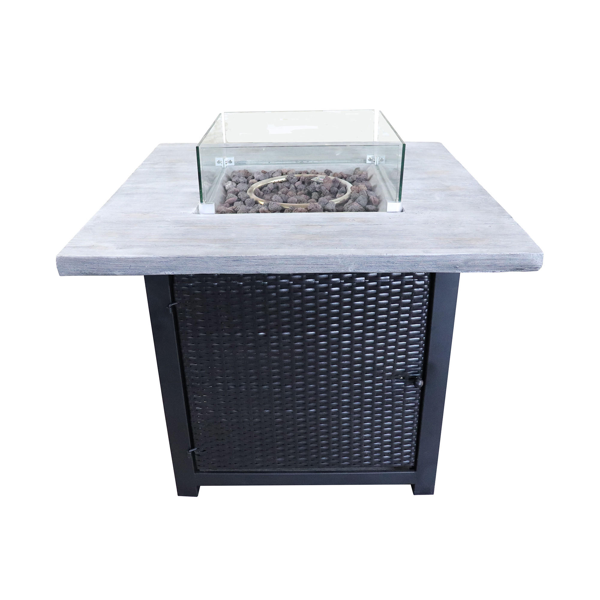 FEUERSTELLE Braun - Braun, Stein (86/70/70cm) - Teamson Home