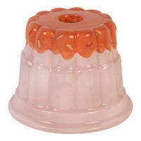 KERZENHALTER Blond Geburtstag - Rosa Pudding in Bunt - 9cm - Multicolor, Keramik (12/9/8cm) - Blond Amsterdam