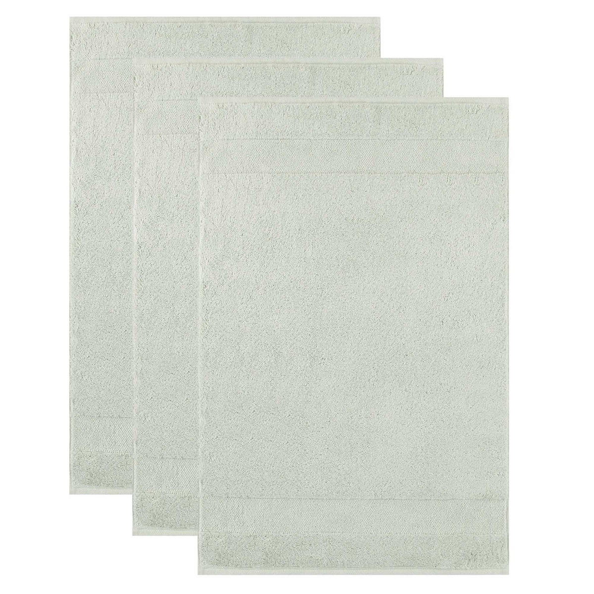 GÄSTETUCH Unisex Gästetuch One Grün 3er Pack Baumwolle - Grün, Textil (25/35cm) - Villeroy & Boch