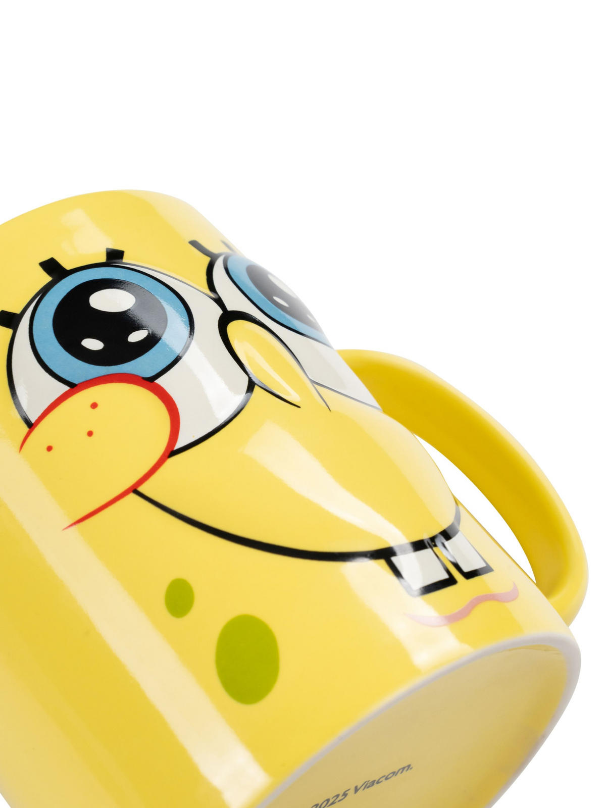 BECHER Spongebob Schwammkopf 3D Face Gelb 320 ml - Gelb, Keramik (0.32L)