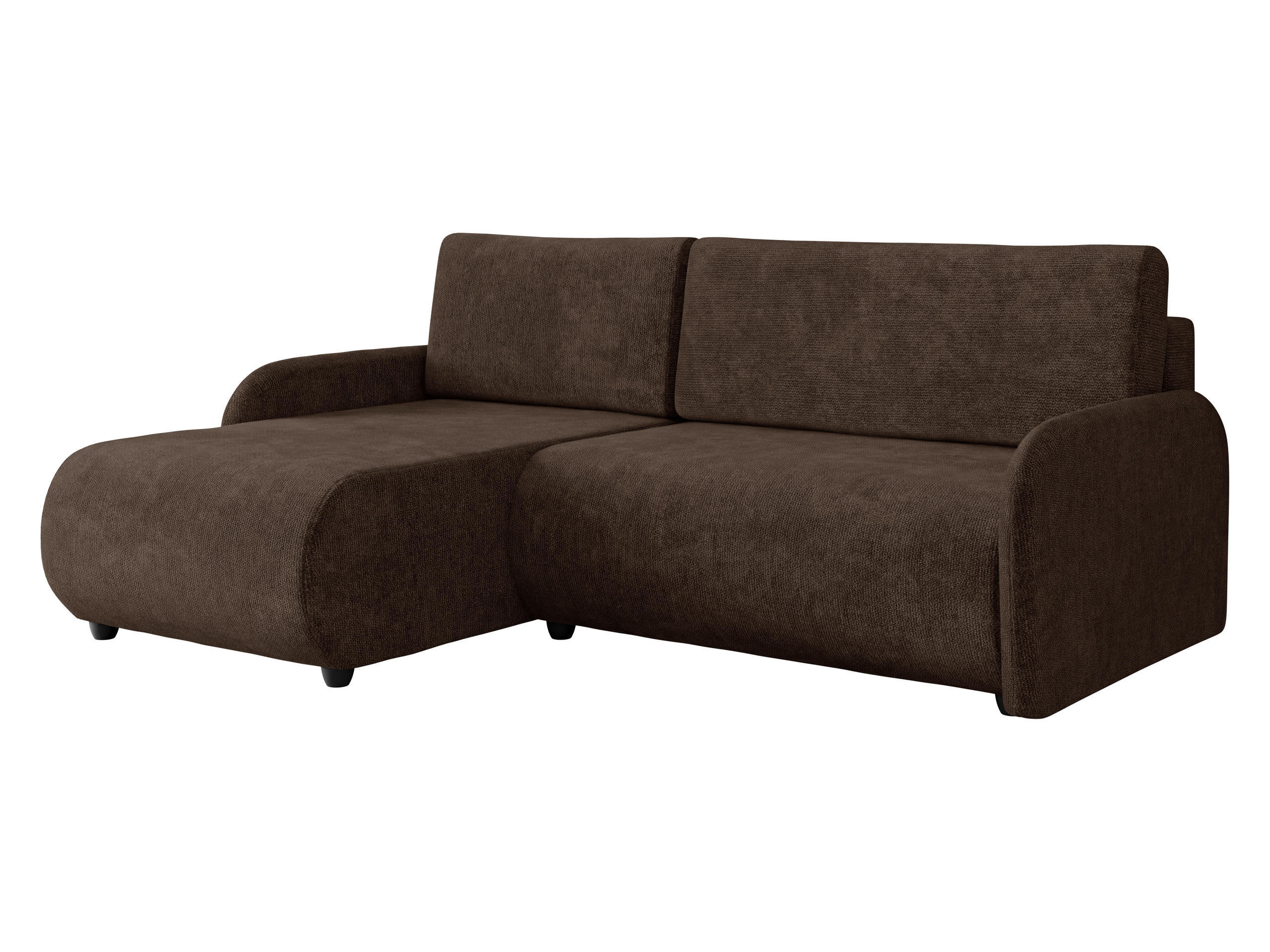 Mirjan24 Eckschlafsofa Braun 233x160 cm