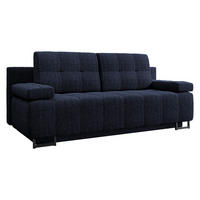 SCHLAFSOFA Morena D - Schwarz/Dunkelblau, Holz/Textil (200/90/90cm) - MIRJAN24