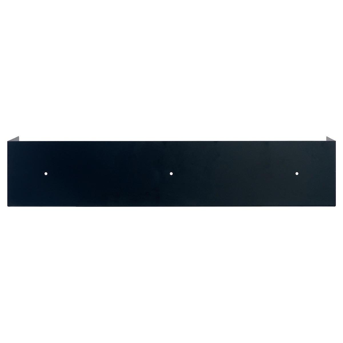 WANDBOARD - Echtholzfurnier - Tanne / Eisen - Schwarz, Holzwerkstoff/Metall (60/12/12cm) - home24