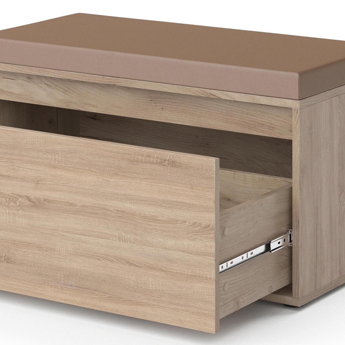 BOTNÍK S LAVICÍ Iker Sonoma - Sonoma dub, kompozitní dřevo (80/45/39cm) - Vicco