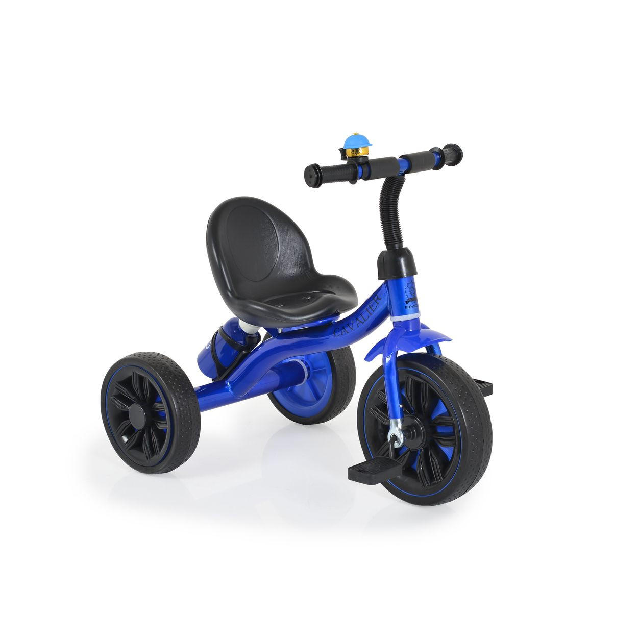 DREIRAD Cavalier Lux blau Flaschenhalterung mit Trinkflasche EVA-Reifen - Blau, Metall (72/46/62cm)