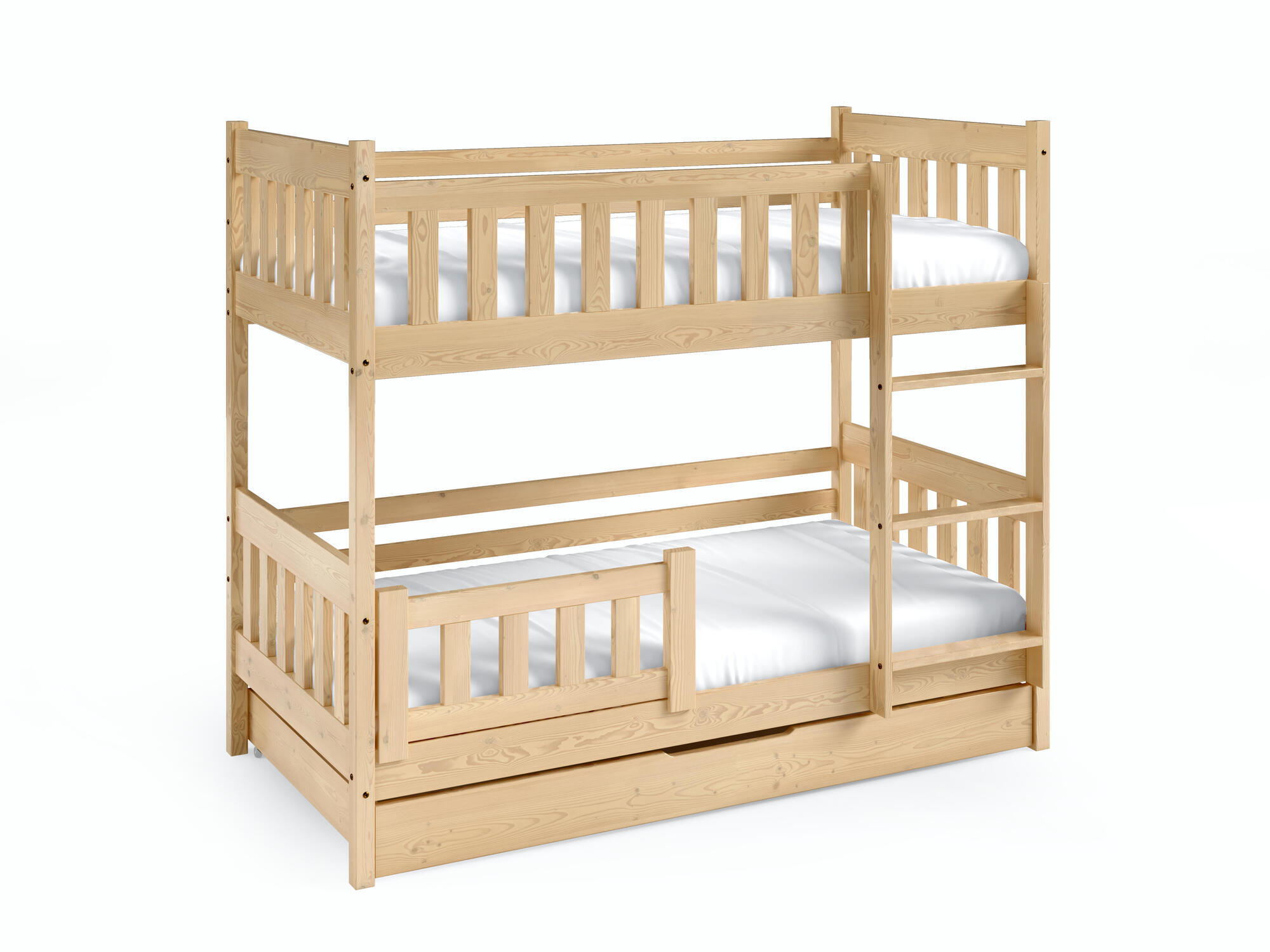 ETAGENBETT LILA Beige 168x86x141 cm - Beige, Holz - FURNLUX