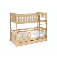 ETAGENBETT LILA Beige 198x86x141 cm - Beige, Holz - FURNLUX