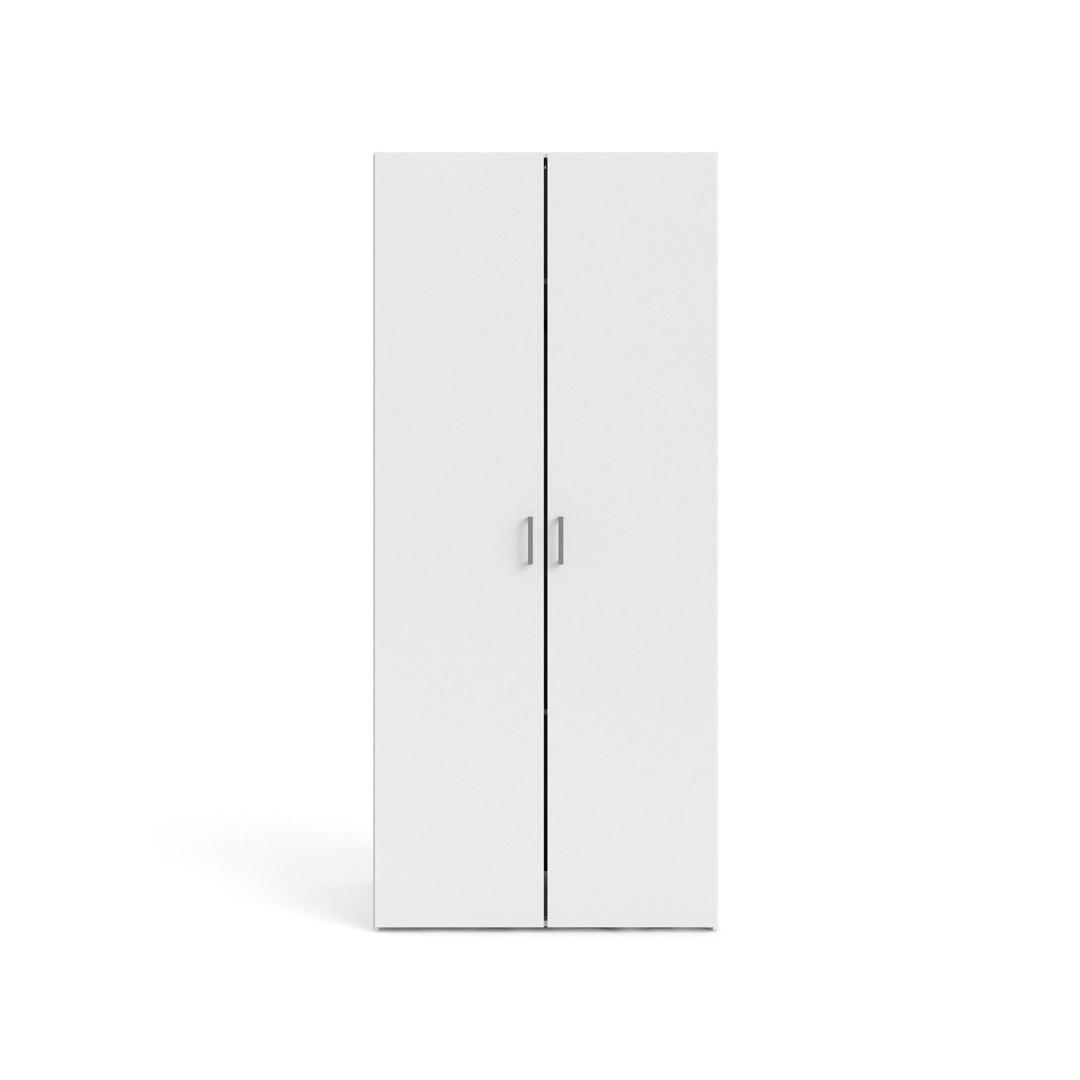 KLEIDERSCHRANK weiß - Weiß, Holzwerkstoff (78/176/50cm) - ebuy24