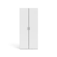 KLEIDERSCHRANK weiß - Weiß, Holzwerkstoff (78/176/50cm) - ebuy24