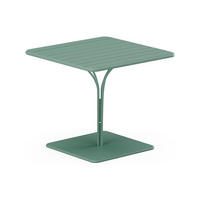 GARTENTISCH - L. 80 cm - Metall - Mandelgrün - MIRMANDE von MYLIA - Grün, Metall (80/80/75cm) - Vente-Unique