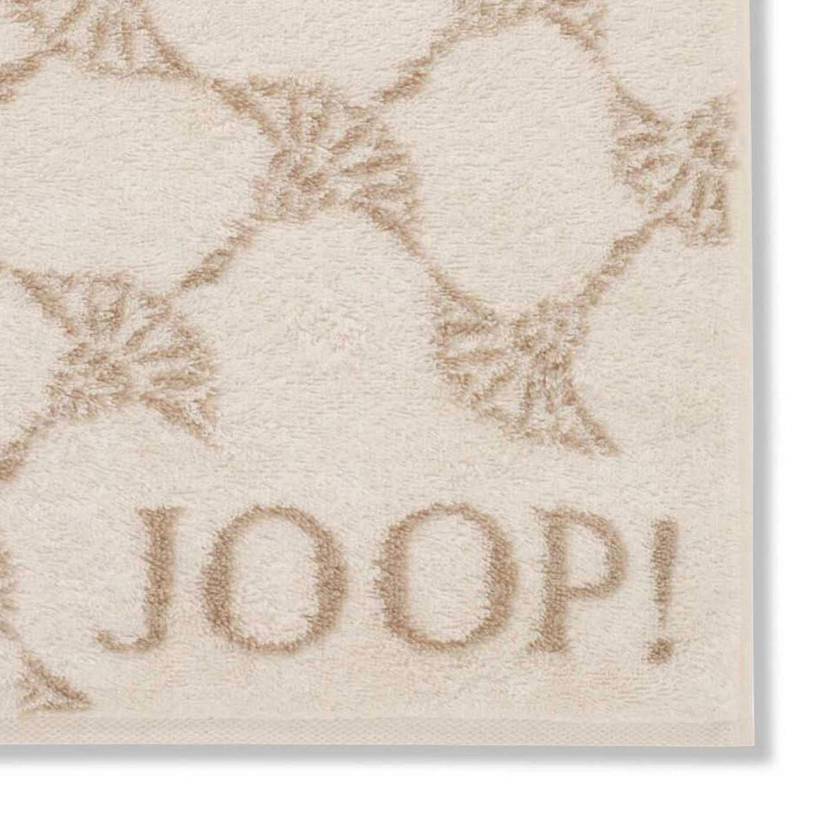 GÄSTETUCH Unisex Classic Frottier Beige 3er Pack Baumwolle - Creme, Textil (200/135cm) - Joop!