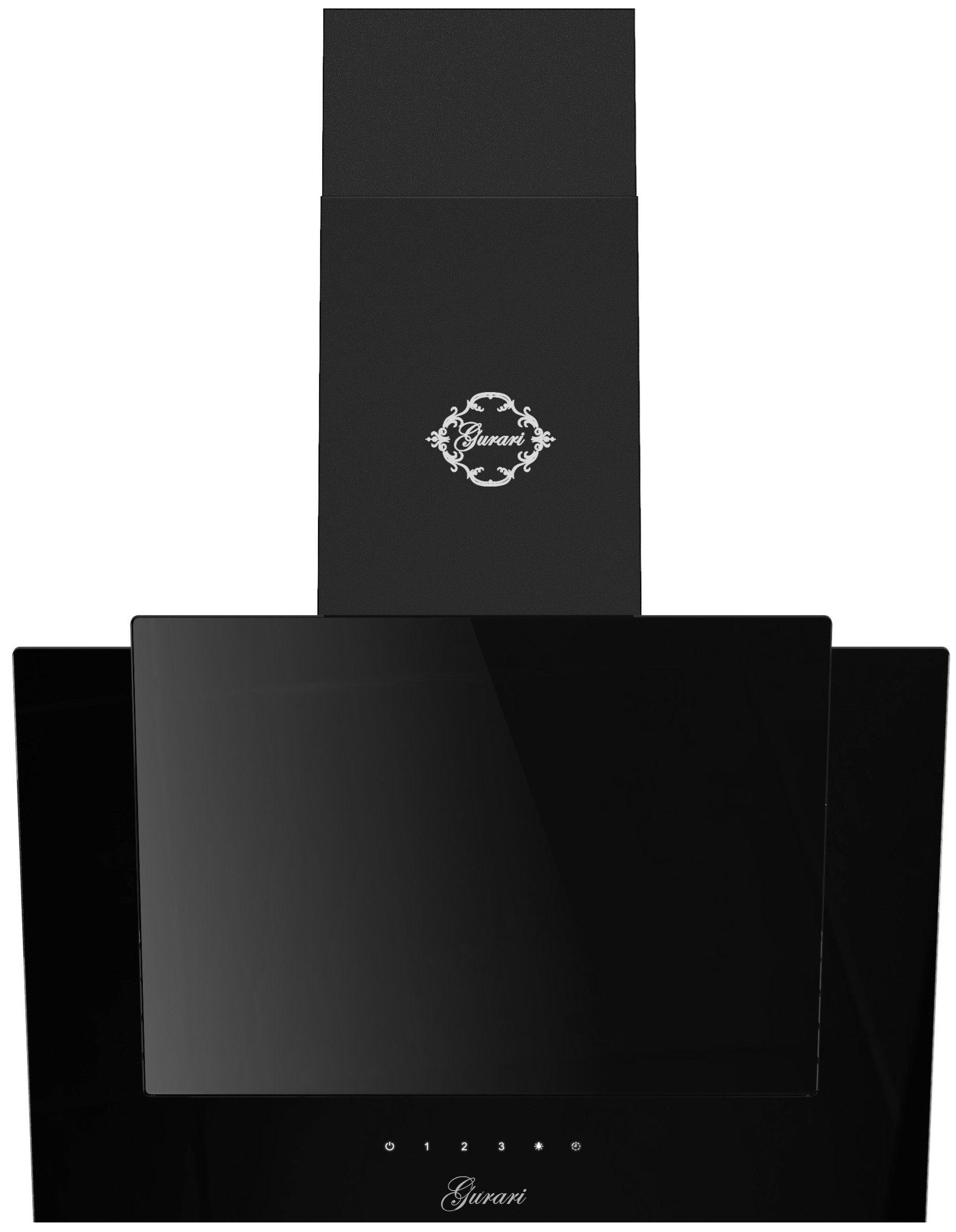 Gurari Dunstabzugshaube Schwarz 60x110.5x43.3 cm