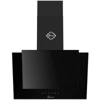 DUNSTABZUGSHAUBE CH 6065 E 60 cm Schwarz - Schwarz, Glas/Metall (60/110.5/43.3cm) - Gurari