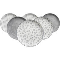 SPEISETELLER Sendai Mix grau ø 27 cm 6er Set - Grau, Keramik (27cm) - Ritzenhoff Breker