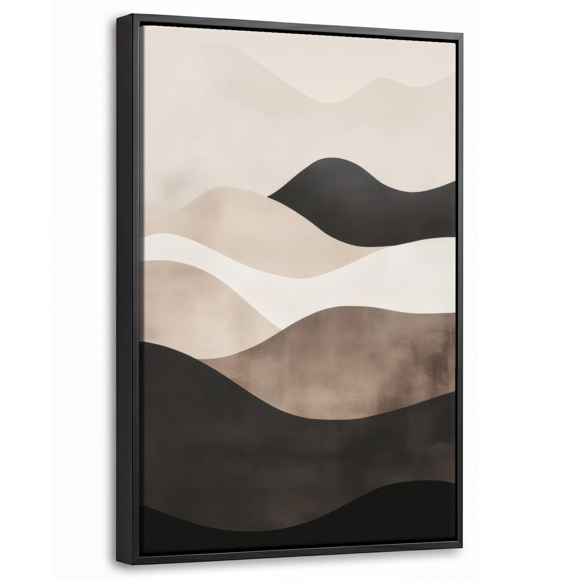 MuchoWow Leinwand Cappuccino 40x60 cm