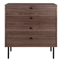 KOMMODE, Kyoto, Eiche, MDF, 80 x 40 x 85 cm - Eichefarben, Holzwerkstoff/Metall (80/85/40cm) - ebuy24