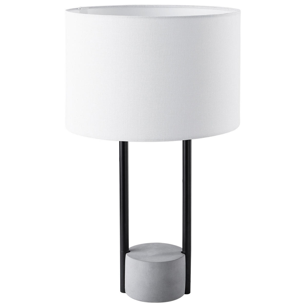 TISCHLAMPE Remus 36/36/60 cm - Weiß, Holz (36/36/60cm) - Beliani