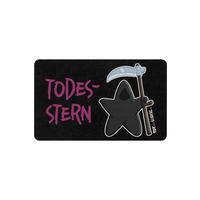 BRETTCHEN Tot aber lustig Todesstern Schwarz 14,5 x 23,5 cm - Schwarz, Kunststoff (14.5/23.5cm) - United Labels
