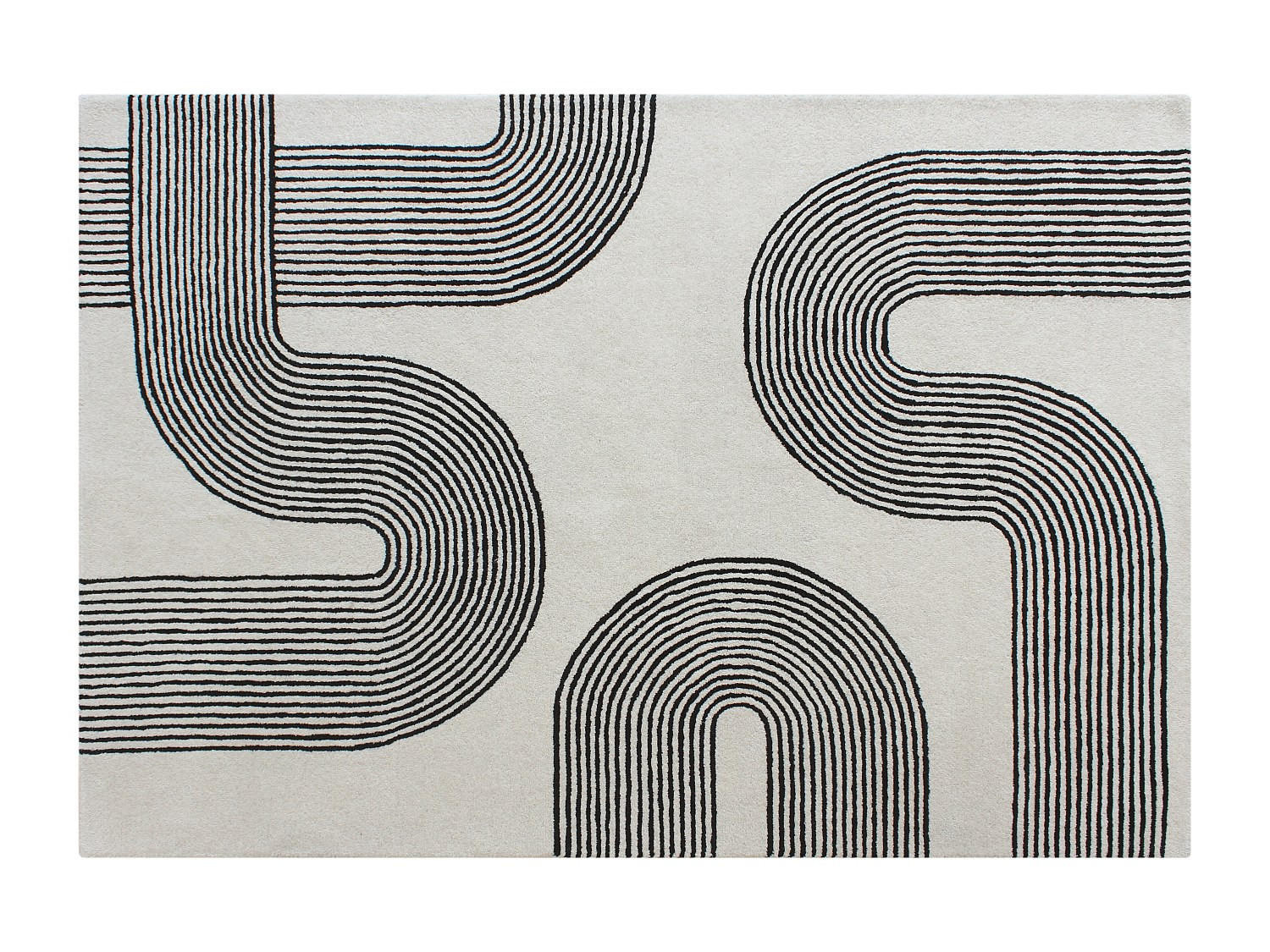 Vente-Unique Wohnzimmerteppich Weiß 290x200 cm