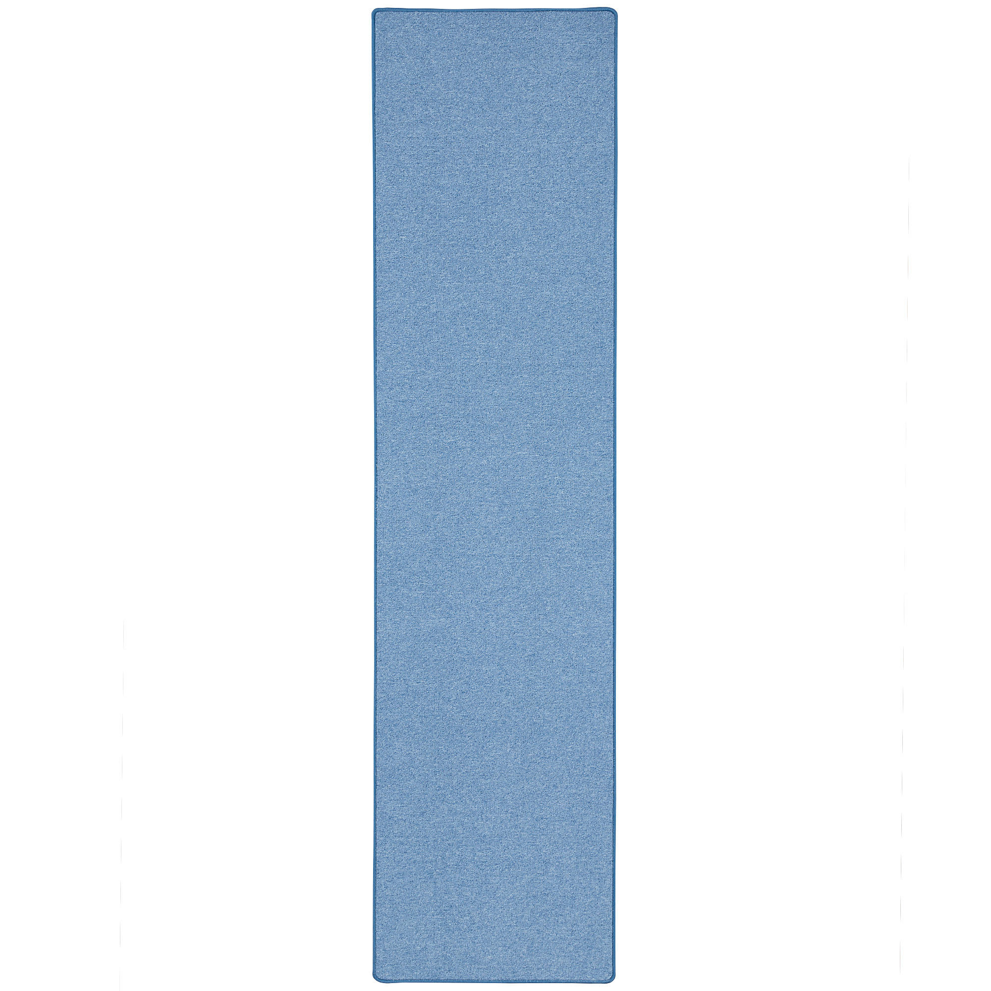 FEINSCHLINGEN VELOUR LÄUFER TEPPICH STRONG - Blau, Textil (100/300cm) - Snapstyle
