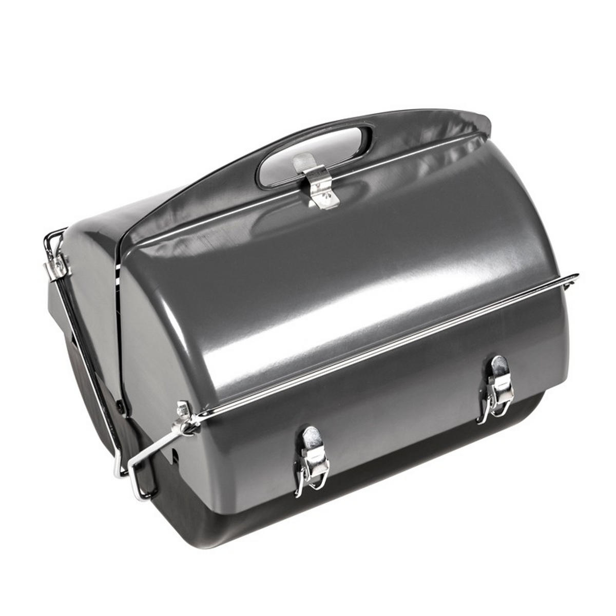 HOLZKOHLEGRILL 38.3/32.3/32.3 cm - Grau, Metall (10/10/10cm) - Somagic