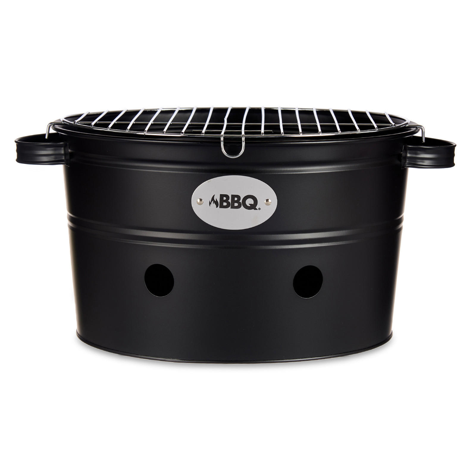 GRILL BBQ 42/35/21 cm - Schwarz, Metall (35/21/42cm)