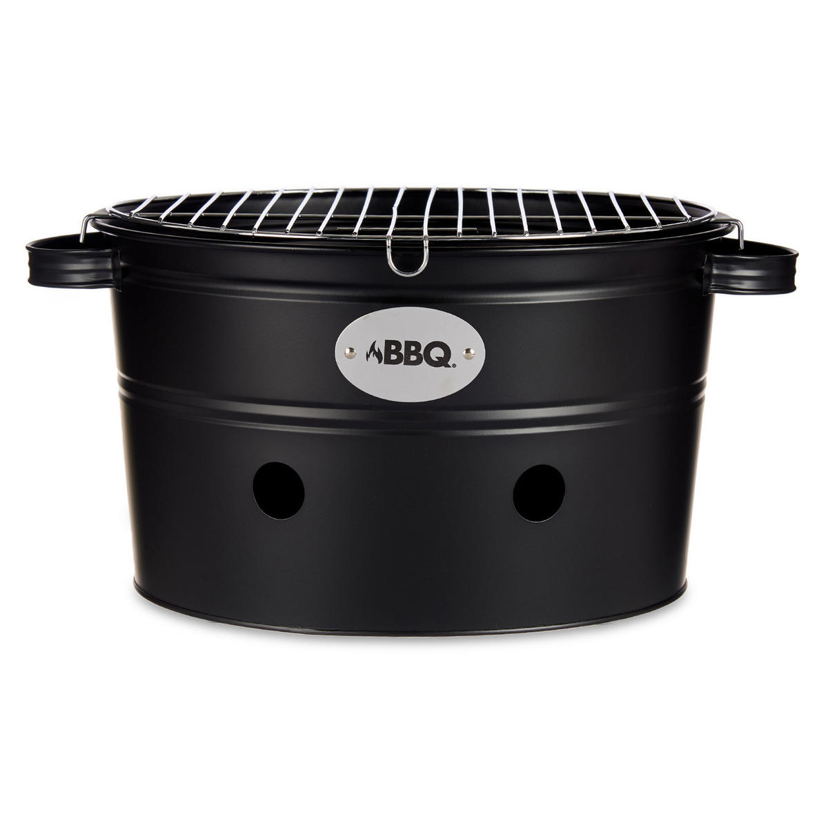 GRILL BBQ 42/35/21 cm - Schwarz, Metall (35/21/42cm)