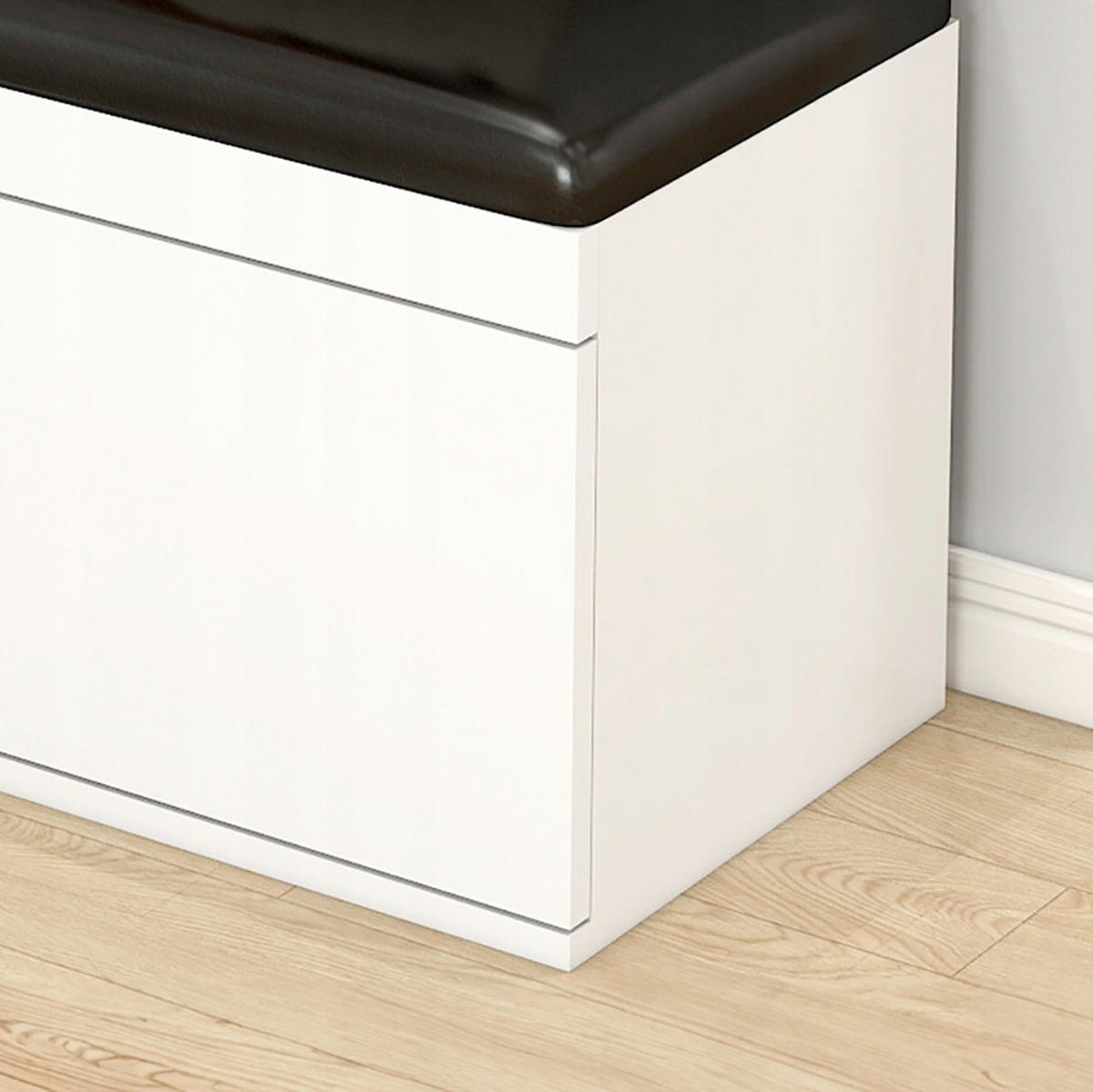 SCHUHSCHRANK modern 60/35/32 cm - Weiß, Holz (60/32cm) - MUVU