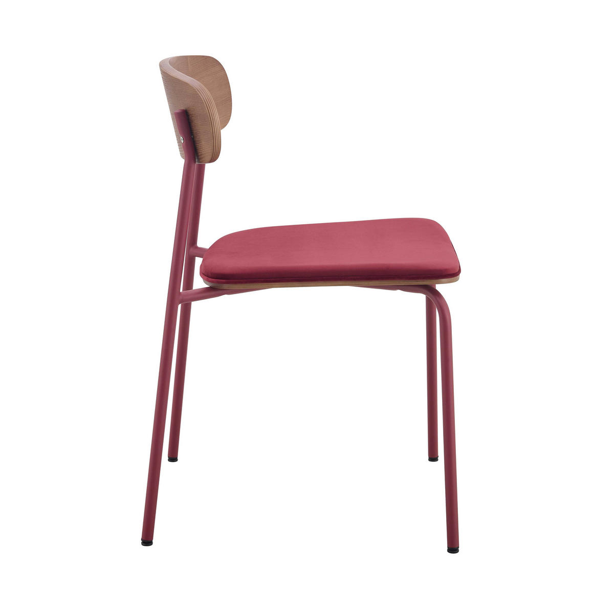 STUHL 2-tlg., Lila - Lila, Holz (46/78/52cm) - Oviala