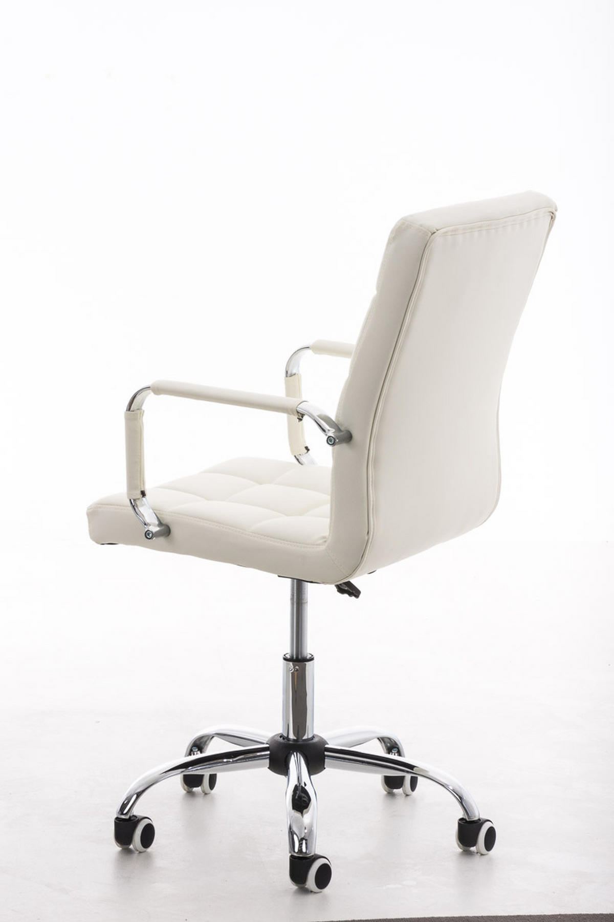 BÜROSTUHL Deal V2, Kunstleder Weiß - Weiß, Textil/Metall (54/101/59cm) - TPFLiving